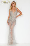 Terani Couture 231P0141 Sleeveless Embellishment Long Gown