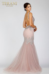 Terani Couture 231P0189 Tulle Embellished Fishtail Prom Gown