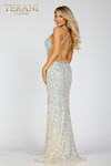 Terani Couture 231P0586 Glitter Knit High Side Slit Dress