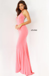 Jovani 07297 Sleeveless Embellished Plunging V Neck Dress