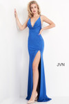 JVN by Jovani JVN02850 Cowl Neck Shimmer Dress