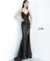 Jovani Prom JVN03172 Strappy Surplice V-Neck Dress