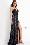 Jovani Prom JVN05757 Spaghetti Strap Lace Dress