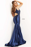 Jovani 08157 Embellished Plunging Sweetheart Sleeveless Gown