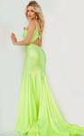 Jovani 08157 Embellished Plunging Sweetheart Sleeveless Gown