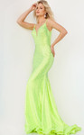 Jovani 08157 Embellished Plunging Sweetheart Sleeveless Gown