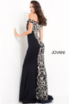 Jovani 02576 Off Shoulder Embroidered Evening Dress