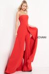 Jovani 03529 Strapless Wide Leg Jumpsuit
