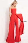 Jovani 03529 Strapless Wide Leg Jumpsuit