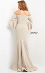 Jovani 07065 Off Shoulder Bell Sleeve Long Evening Dress