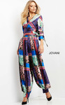 Jovani 07587 Long Sleeve Two Piece Contemporary Jumpsuit