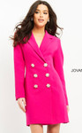 Jovani 04172 Long Sleeves Three Quarter Contemporary Blazer