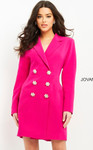 Jovani 04172 Long Sleeves Three Quarter Contemporary Blazer