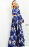 Jovani 06849 Wide Leg Two Piece Contemporary Jumpsuit