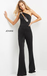 Jovani 09019 One Shoulder Sleeveless Embellished Beaded Suit