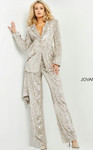 Jovani 04904 Long Sleeves Sequin Contemporary Blazer