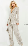 Jovani 04904 Long Sleeves Sequin Contemporary Blazer