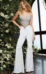 Jovani 05307 Sleeveless Two Piece Informal Wedding Pant Set