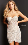 Jovani 04914 Sleeveless Embellished Bodice Cocktail Dress