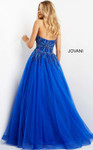Jovani 07946 Beaded Bodice Strapless Prom Ballgown