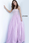 Jovani JVN00462 Strapless Beaded A-line Floor Length Dress