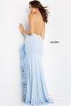 Jovani 08283 Sleeveless Beaded Deep V-neck Sheath Long Gown