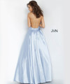JVN by Jovani JVN60772 Plunging Halter Neck Satin Ballgown