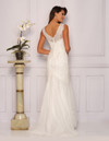 Dave and Johnny 1937 Sequin Lace Embellished Wedding Dress