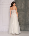 Dave and Johnny 10513 Ivory Bridal Dress