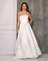 Dave and Johnny 10859 Off Shoulder Neck A-line Bridal Gown