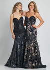 Dave and Johnny 6768 Black Prom Dress