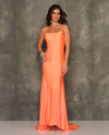 Dave and Johnny 10049 Navy Prom Dress