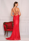 Dave and Johnny 10323 Red Prom Dress