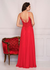 Dave and Johnny 10565 Red Prom Dress