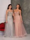 Dave and Johnny 10571 Rose Gold Prom Dress