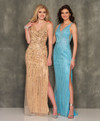 Dave and Johnny 10870 Ice Blue Prom Dress