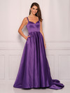 Dave and Johnny 11079 Purple Prom Dress