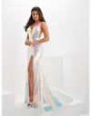 House of Wu 14132 Pastel Iridescent Sequins Panoply Gown