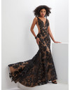 House of Wu 14139 Sleeveless V-neck Sequins Panoply Gown