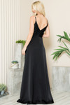 Amelia Couture BZ012 V-neck Sleeveless Long Dress