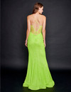 Nina Canacci 8214 Sleeveless Plunging V-neck Long Prom Dress