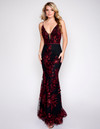 Nina Canacci 2240 V-Neck Embroidered Fitted Prom Dress