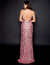 Nina Canacci 4309 Sleeveless Scoop Neck Sequined Prom Dress