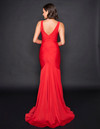Nina Canacci 7503 Sleeveless Deep V-neck Long Prom Dress
