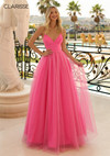 Clarisse 810503 Sleeveless Deep V-neck Long Prom Ballgown