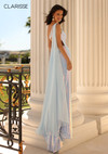 Clarisse 810567 High Slit One Shoulder Sequins Long Gown