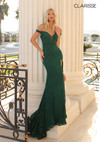 Clarisse 810447 Ravishing Off-shoulder Neck Long Prom Gown