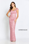 Cameron Blake by Mon Cheri CB107 Venise Lace V-Neck Dress