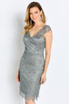 Cameron Blake by Mon Cheri CB108 Venise Lace V-Neck Dress