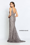 Cameron Blake by Mon Cheri CB113 Allover Lace V-Neck Dress